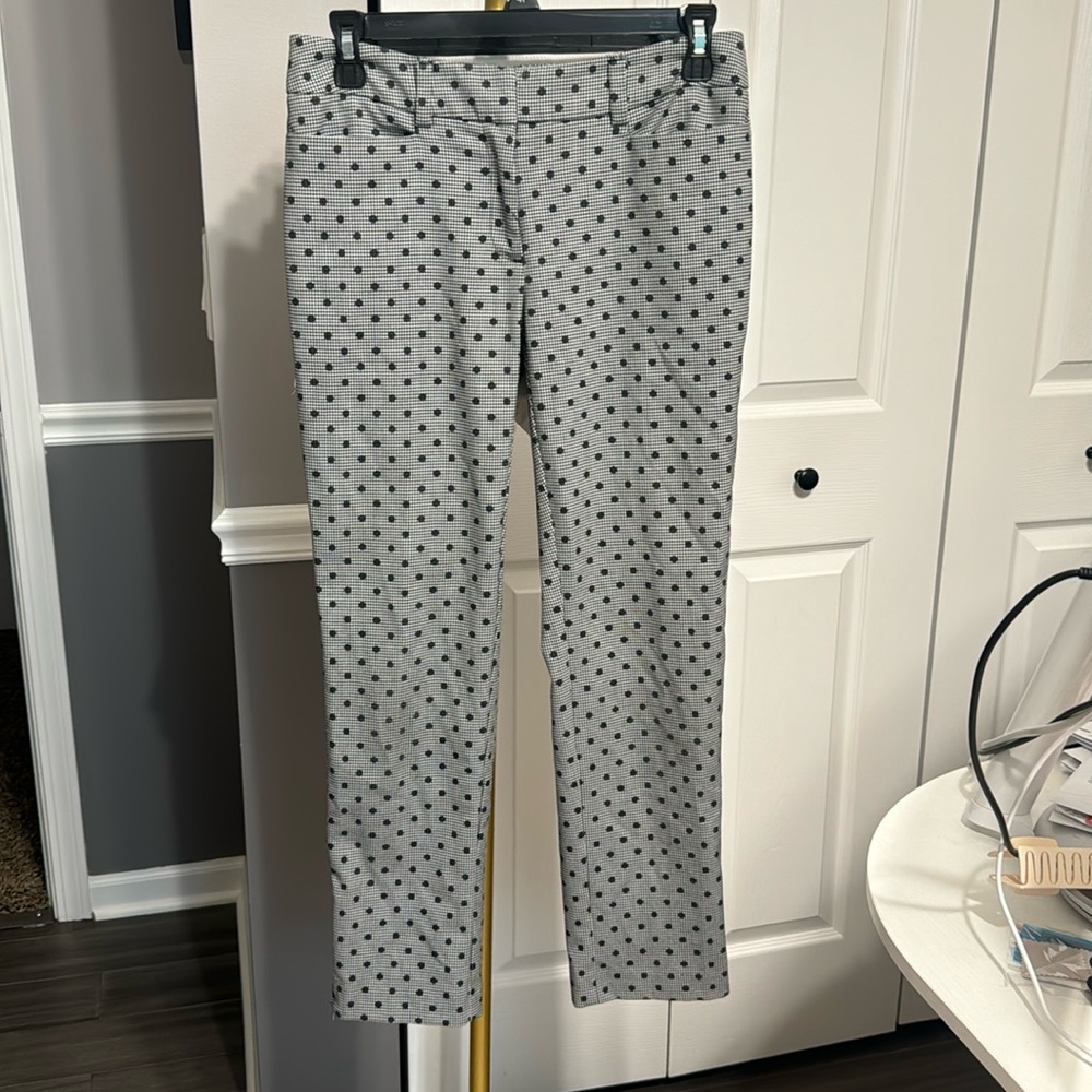 New York & Company Polka Dot Dress Slacks Size 0